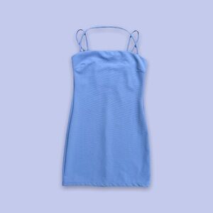 Y2k Charlotte Russe baby blue mini dress